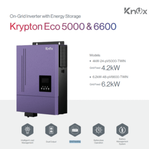 Krypton Eco 5000 & 6600 On-Grid Inverter with Storage